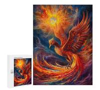 Puzzles pour Adultes 500 PCS Abstract Phoenix Puzzles pour Adultes Analyse Et Logique Entraînez Votre Cerveau Et Vos Mains Jeu Intellectuel