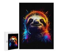 Puzzles pour Adultes 500 PCS Amazing Sloth Puzzles pour Adolescents, Jouets, Décoration Murale, Motifs À Assembler, Cadeaux pour Les Amis Et La Famille 500 PCS