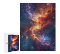 Puzzles pour Adultes 500 PCS Cosmic Nebula Galaxy-2 Puzzle pour Adolescents Assemblage De Motifs Interaction Parent-Enfant Jeu Au Design Attrayant 500 PCS