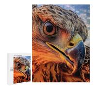 Puzzles pour Adultes 500 PCS Eagle Close Up Puzzles pour Adultes - Décoration Murale - Décoration Parfaite - Défi À Relever 500 PCS