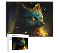 Puzzles pour Adultes 500 PCS Enchanted Forest Guardian -2 Puzzles pour Adolescents, Jeux De Réflexion, Décoration Murale, Cadeaux De Noël Et d'anniversaire 500 PCS