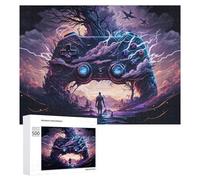 Puzzles pour Adultes 500 PCS Fantasy Game Controller Artwork Puzzles pour Adultes - Décoration Murale - Décoration Parfaite - Défi À Relever 500 PCS