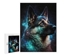 Puzzles pour Adultes 500 PCS Galactic Dog Portrait -13 Puzzle pour Adolescents Assemblage De Motifs Interaction Parent-Enfant Jeu Au Design Attrayant 500 PCS