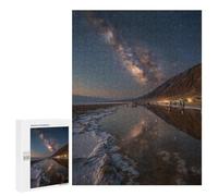Puzzles pour Adultes 500 PCS Milky Way Reflection in Death Valley Puzzle pour Adolescents Assemblage De Motifs Interaction Parent-Enfant Jeu Au Design Attrayant 500 PCS