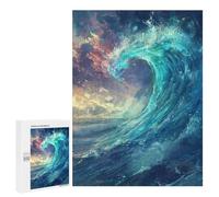 Puzzles pour Adultes 500 PCS Oceans Fury Puzzle pour Adultes - Jeux Relaxants - Difficulté : Difficile - Cadeaux pour Les Amis Et La Famille 500 PCS