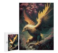 Puzzles pour Adultes 500 PCS Phoenix Bird Cuddly Puzzle pour Adultes - Jeux Relaxants - Difficulté : Difficile - Cadeaux pour Les Amis Et La Famille 500 PCS
