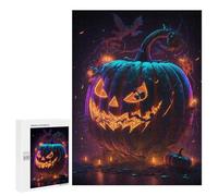 Puzzles pour adultes 500 PCS Pumpkin Candles Puzzle pour Adolescents Jeu D'ingénierie Analyse Et Logique 500 PCS
