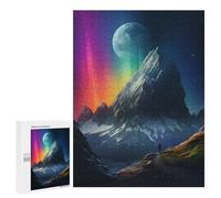 Puzzles pour Adultes 500 PCS Puzzles A Man Standing on Mountain Puzzles pour Adultes - Décoration Murale - Difficile - Stimule Le Cerveau 500 PCS