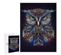 Puzzles pour Adultes 500 PCS Puzzles Abstract Owl Jeu De Puzzle Casse-tête Une Œuvre d'art Cadeaux d'anniversaire Et Cadeaux Uniques 500 PCS