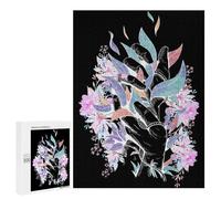 Puzzles pour Adultes 500 PCS Puzzles Beautiful Colorful Flowers Jeu De Puzzle Casse-tête Une Œuvre d'art Cadeaux d'anniversaire Et Cadeaux Uniques 500 PCS