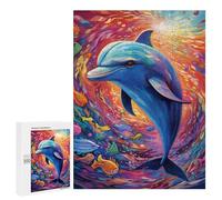 Puzzles pour Adultes 500 PCS Puzzles Colorful Ocean Wave Puzzles pour Adolescents Jeu Manuel Décoration Parfaite Cadeaux d'anniversaire Et Cadeaux Uniques 500 PCS