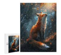 Puzzles pour Adultes 500 PCS Puzzles Fox Basing in Sunlight Puzzle pour Adultes, Jouet, Décoration Murale, Anti-Stress, Difficile Et Stimulant 500 PCS
