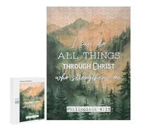 Puzzles pour Adultes 500 PCS Puzzles I Can Do All Things Puzzles pour Adultes - Décoration Murale - Difficile - Stimule Le Cerveau 500 PCS