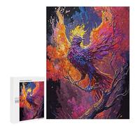 Puzzles pour Adultes 500 PCS Puzzles Mystic Phoenix Puzzles pour Adolescents Jeu Pratique Course De Vitesse Interaction Parent-Enfant 500 PCS