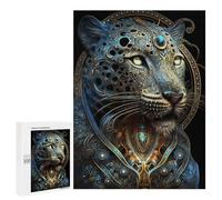 Puzzles pour Adultes 500 PCS Puzzles Mystical Astrology Leopard Jeu De Puzzle Casse-tête Une Œuvre d'art Cadeaux d'anniversaire Et Cadeaux Uniques 500 PCS