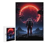 Puzzles pour Adultes 500 PCS Puzzles Neon Night Moon Puzzles pour Adolescents Jeu Pratique Course De Vitesse Interaction Parent-Enfant 500 PCS
