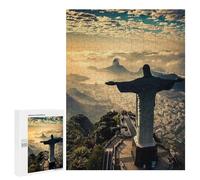 Puzzles pour Adultes 500 PCS Puzzles Rio De Janeiro Brazil Puzzles pour Adolescents Jeu Pratique Course De Vitesse Interaction Parent-Enfant 500 PCS