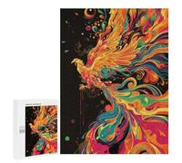 Puzzles pour Adultes 500 PCS Puzzles Swirling Colour Phoenix Puzzles pour Adultes - Décoration Murale - Difficile - Stimule Le Cerveau 500 PCS