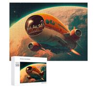 Puzzles pour Adultes 500 PCS Space Travel Adventure Mars Exploration Puzzles pour Adolescents, Jouets, Décoration Murale, Motifs À Assembler, Cadeaux pour Les Amis Et La Famille 500 PCS