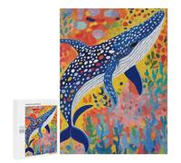 Puzzles pour Adultes 500 PCS Spotted Whale Jeu De Puzzle Familial Amusant Et Humoristique, Cadeau d'anniversaire, 500 PCS