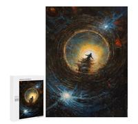 Puzzles pour Adultes 500 PCS Staring Into The Void Puzzles pour Adolescents, Jouets, Décoration Murale, Motifs À Assembler, Cadeaux pour Les Amis Et La Famille 500 PCS