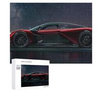Puzzles pour Adultes 500 PCS Ultimate Luxury Sports Car Red Carbon Fiber Exterior Puzzles pour Adolescents, Jeux De Réflexion, Décoration Murale, Cadeaux De Noël Et d'anniversaire 500 PCS