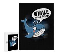 Puzzles pour Adultes 500 PCS Whale Hello There Puzzle pour Adultes - Jeux Relaxants - Difficulté : Difficile - Cadeaux pour Les Amis Et La Famille 500 PCS