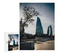 Puzzles pour Adultes 500 pièces Bakou, Puzzles Azerbaïdjan pour Adultes, Jouets de Bricolage, Vacances à la Maison, Passe-temps, Amusement à la Maison, Activités, 500 pièces
