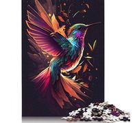 Puzzles pour Adultes 500 pièces Colibri - Puzzles en Bois créatifs et colorés pour Adultes et Adolescents - Jeu Stimulant - 500 pièces (52 x 38 cm)