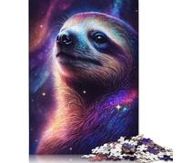 Puzzles pour Adultes 500 pièces Galaxy Sloth Puzzles en Bois Puzzles Difficiles Jouet éducatif Cadeau Jeux de Puzzle 500 pièces (52 x 38 cm)