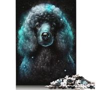 Puzzles pour Adultes 500 pièces Puzzle Caniche Galaxy Star Puzzle en Bois pour Adultes, Adolescents et Jouet de défi 500 pièces (52 x 38 cm)