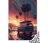 Puzzles pour Adultes 500 pièces Puzzle Classique en Bois Voyage hawaïen Puzzle Relaxant Jeu de Puzzle Casse-tête 500 pièces (52 x 38 cm)