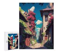 Puzzles pour adultes 500 pièces Puzzle Serenity Allée Floral pour adolescents, jeux de réflexion, peintures murales, cadeaux de Noël et d'anniversaire 500 pièces