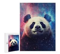 Puzzles pour Adultes 500 pièces Puzzles Panda Night Galaxy Anti-stress pour Adultes - Analyse et Logique - Cadeaux d'anniversaire uniques 500 pièces