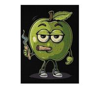 Puzzles pour Adultes 52x38cm/1000pcs Apple Cannabis Puzzles pour Adultes - Jeux De Construction - Analyse Et Logique pour Les Amateurs De Jeux 52x38cm/1000pcs