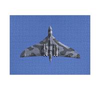 Puzzles pour Adultes 52x38cm/1000pcs Avro Vulcan Jet War Puzzles pour Adolescents Jeu Manuel, Amusant Et Humoristique Cadeaux d'anniversaire Et De Noël Uniques 52x38cm/1000pcs