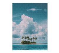 Puzzles pour Adultes 52x38cm/1000pcs Blue Haven Tuamotu Escape Puzzles pour Adultes : Jeu Pratique D'analyse Et De Logique, Activités Amusantes À Faire À La Maison, 52x38cm/1000pcs