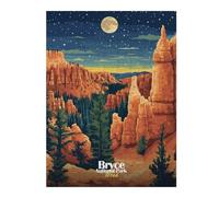 Puzzles pour Adultes 52x38cm/1000pcs Bryce Canyon National Park Puzzle Anti-Stress, Jouet De Course De Vitesse Manuelle, Cadeau pour Les Amis Et La Famille 52x38cm/1000pcs