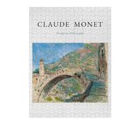 Puzzles pour Adultes 52x38cm/1000pcs Cloude Monet Art Puzzle pour Adultes - Décoration Murale - Découpe De Précision - Activités Ludiques À La Maison 52x38cm/1000pcs