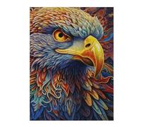 Puzzles pour Adultes 52x38cm/1000pcs Colorful Eagle Portrait-7 Puzzles À Monter Soi-même - Cadeaux Souvenirs pour Vos Proches 52x38cm/1000pcs