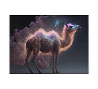 Puzzles pour Adultes 52x38cm/1000pcs Cosmic Camel in Space Puzzles pour Adultes Jeux Relaxants Analyse Et Logique Activités Ludiques À La Maison 52x38cm/1000pcs