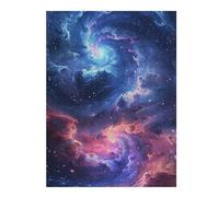 Puzzles pour Adultes 52x38cm/1000pcs Cosmic Nebula Wallpaper-4 Puzzles pour Adolescents Jeu Manuel, Amusant Et Humoristique Cadeaux d'anniversaire Et De Noël Uniques 52x38cm/1000pcs
