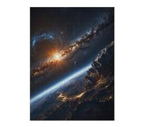 Puzzles pour Adultes 52x38cm/1000pcs Earth from Space Puzzle pour Adultes, Jeu De Réflexion, Une Œuvre d'art, Cadeau d'anniversaire, Cadeaux, 52x38cm/1000pcs