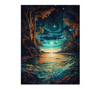 Puzzles pour Adultes 52x38cm/1000pcs Enchanted Forest Reflections -1 Casse-têtes pour Adultes, Jeu De Réflexion, Décoration Murale, Défi Éducatif 52x38cm/1000pcs