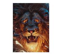 Puzzles pour Adultes 52x38cm/1000pcs Fiery Lion Roar -2 Puzzles pour Adultes Jeux Relaxants Analyse Et Logique Activités Ludiques À La Maison 52x38cm/1000pcs