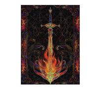 Puzzles pour Adultes 52x38cm/1000pcs Fire Sword Puzzle pour Adultes, Jeu De Réflexion, Découpe De Précision, pour Les Amateurs De Jeux 52x38cm/1000pcs