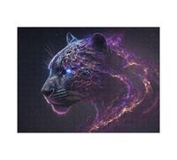 Puzzles pour Adultes 52x38cm/1000pcs Galactic Leopard Cosmic Fusion -1 Puzzles À Monter Soi-même - Cadeaux Souvenirs pour Vos Proches 52x38cm/1000pcs