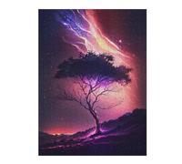 Puzzles pour Adultes 52x38cm/1000pcs Galactic Tree of Dreams Puzzles pour Adultes Jouets Anti-Stress Décoration Parfaite Jeu Stimulant Cadeaux 52x38cm/1000pcs