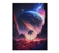 Puzzles pour Adultes 52x38cm/1000pcs Galactic Twilight Valley Puzzles pour Adultes, Jeu De Réflexion, Décoration Murale, Défi Éducatif 52x38cm/1000pcs