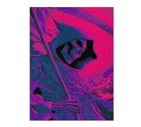 Puzzles pour Adultes 52x38cm/1000pcs Grim Reaper in Purple and Blue Puzzles pour Adultes - Jeux De Construction - Analyse Et Logique pour Les Amateurs De Jeux 52x38cm/1000pcs